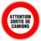 Disque 300 attention sortie camion