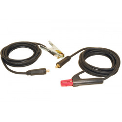 kit cable pince masse et porte electrode