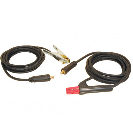 Kit cable porte electrode et pince de masse 25mm2