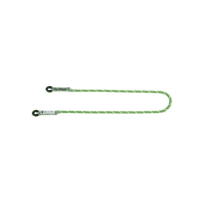 Longe PA12mm 1.5m + 2 boucles sans mousqueton