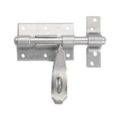 Verrou de box porte-cadenas renforcé à visser 438 ZI