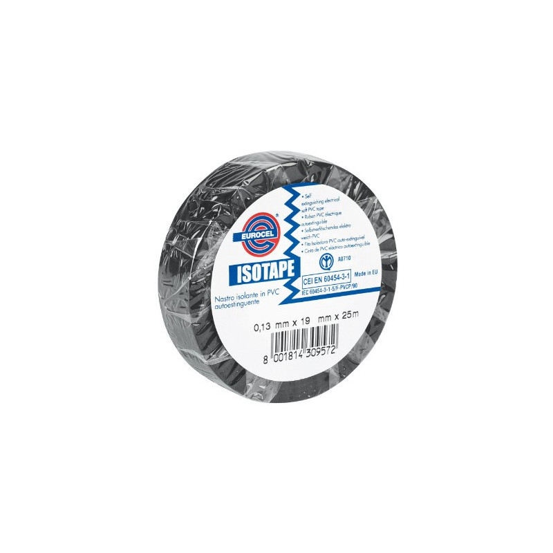 Ruban isolants noir 10mx15mm