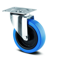 Port-roll manulastic bleu D.100 Pivot