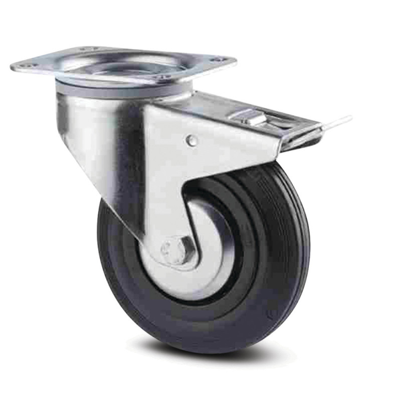 Roulette D160 Pivot Bloc 3377 PVJ 160/40 P63