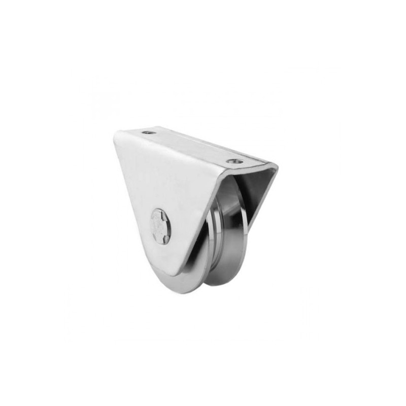 Roue gorge triang support ext D80 / 16