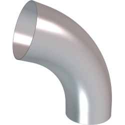 Coude zinc soudé