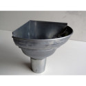 Cuvette 1/2 ronde d'angle