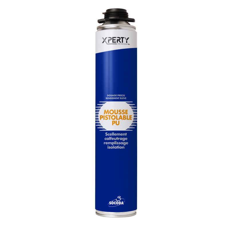 Mousse PU Pistolable Socoda/Soudal 750ml