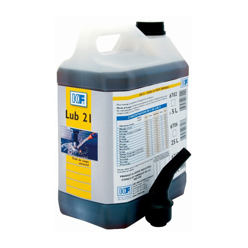 Bidon LUB21 Huile de Coupe Soluble