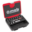 Coffret 14 douilles traversantes 10 a 19mm