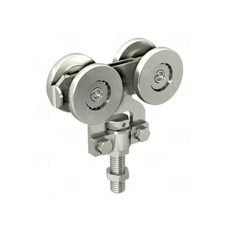 Monture 4 galets acier sur billes no 2265A