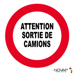 Disque 300 attention sortie camion