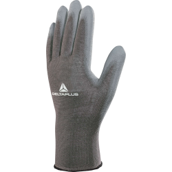 Gants tricot PA/PU Gris