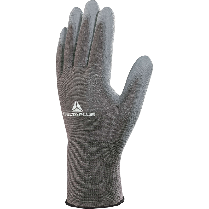 Gants tricot PA/PU Gris
