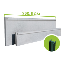 Soubassement béton Easyclip 2.50m