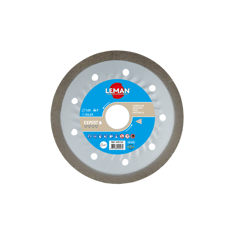 Disque Diamant D125 Jante continue lisse carrelage