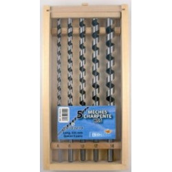 Coffret 5 Mèches à bois