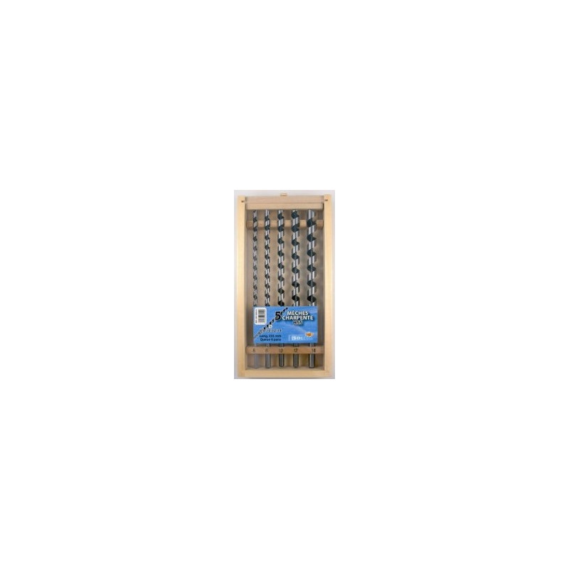 Coffret 5 Mèches à bois