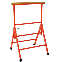 Treteau reglable pro avec poutre bois