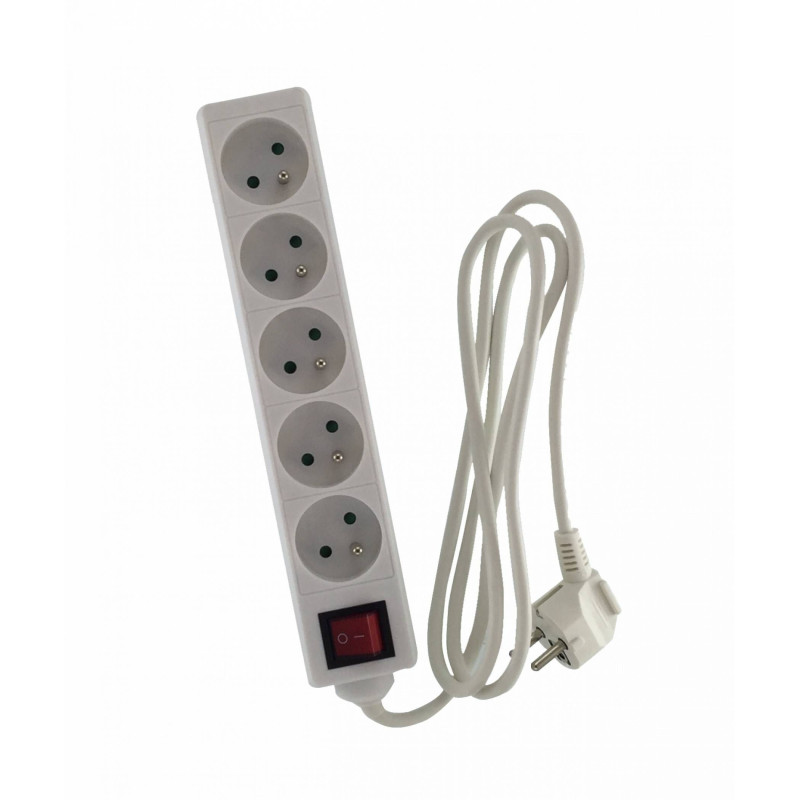 Bloc 5 prises 1.5m 3G1.5 avec inter GRX0232209