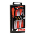 Jeu de 6 tournevis redgrip 4F + 2PZ