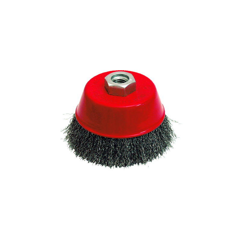 Brosse métallique soucoupe M14