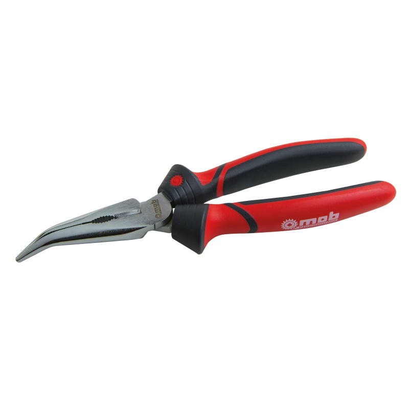 Pince becs demi-ronds coudee 200mm