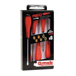 Jeu 6 Tournevis REDGRIP4F+2PH