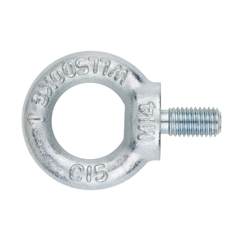 Anneau levage male M10 galva