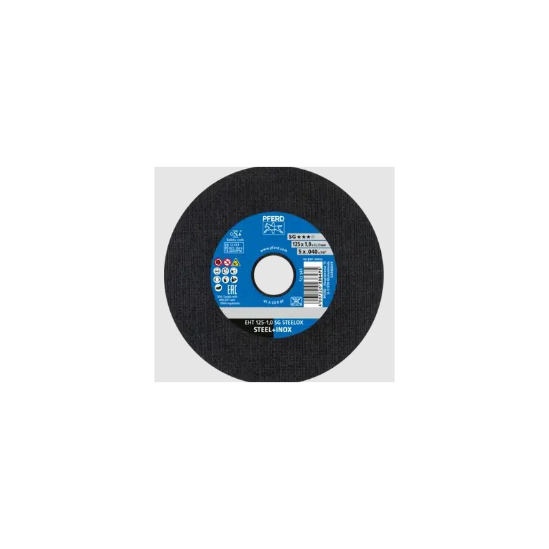 Disque TR INOX EHT 125x1.0 SG A60