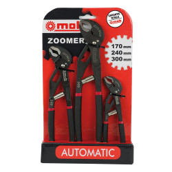 Jeu de 3 pinces ZOOMER 170-240-300MM