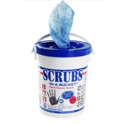 Lingettes nettoyantes mains SCRUBS