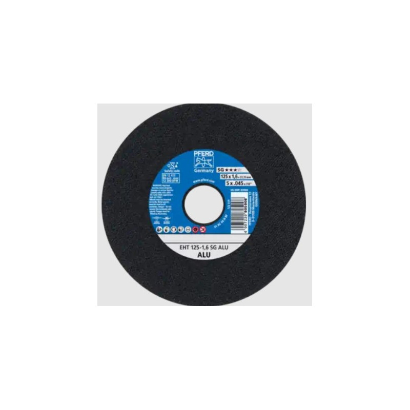 Disque TR ALU EHT 125X1.6 SG A46