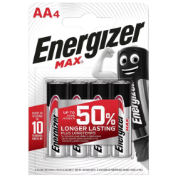 Pile 1.5V blister de 4 AA/LR06 MAX