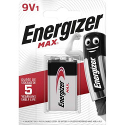Pile 9V blister de 1 LR61 MAX