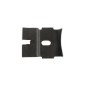 Clip inox plastifié pour feuillure