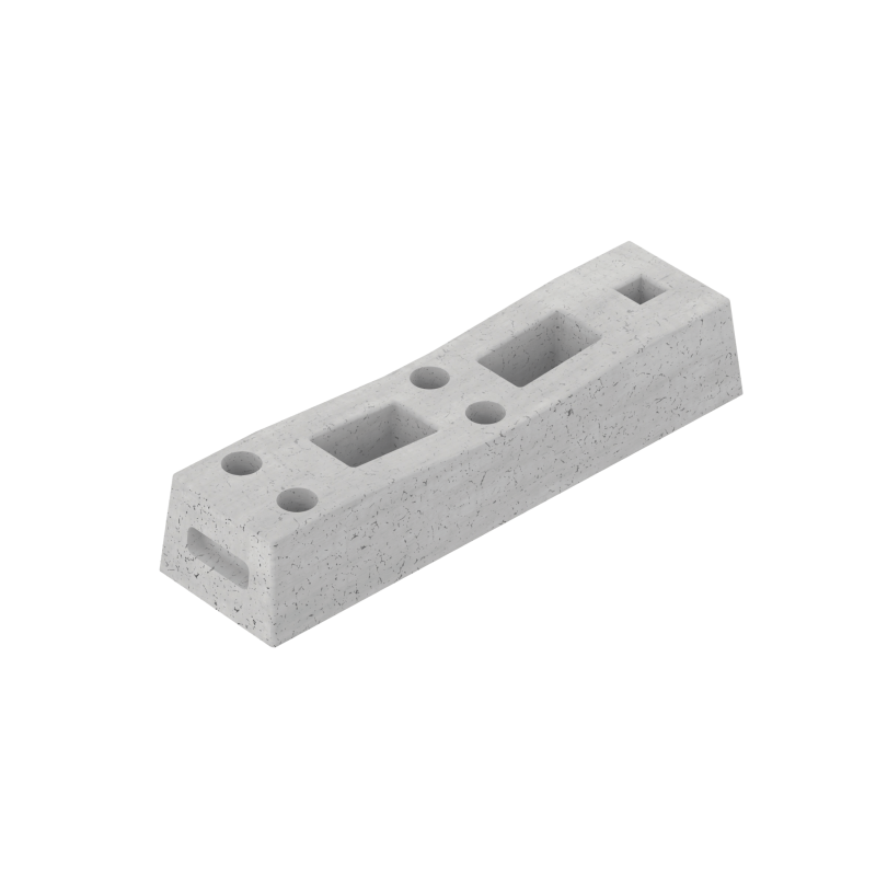 Plot béton renforcé 24 Kg pour cloture Héras