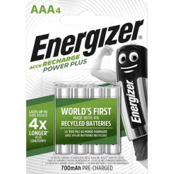 Pile Rechargeable 1.2V blister de 4 AAA/LR03