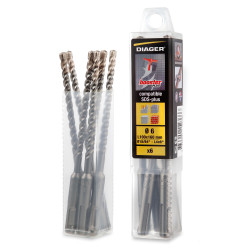 Foret Booster SDS+ 3 taillants bte de 6