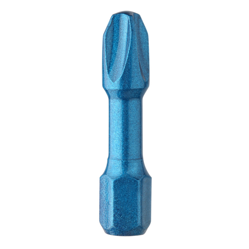 Boite 5 embouts vissage blue shock 30mm PH2