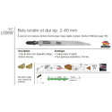 Etui 5 lame scie sauteuse bois LSS 117mm rapide