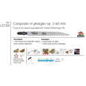 Etui 5 lame scie sauteuse composite LSS 117mm