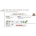 Etui 5 lames scie sabre bimetal flex epais 150mm