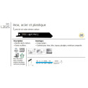 Etui 2 lames scie sabre dent carbure 115mm