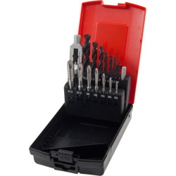 Coffret 7 forets + tarauds machine