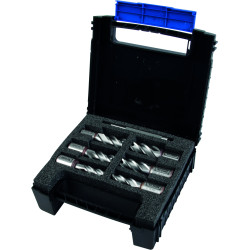 Coffret 6 fraise HSS weldon 19 prof 30mm