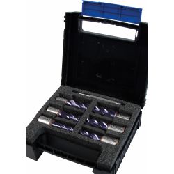 Coffret 6 fraise HSS TIALN weldon 19 prof 30mm