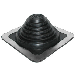 Pipeco n°4 epdm embase carree noir D70 a 177mm