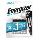 Pile 1.5V blister de 4 AAA/LR03 MAX PLUS