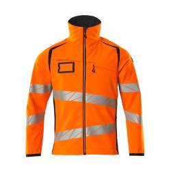 Veste softshell HV accelerate orange/marine TM